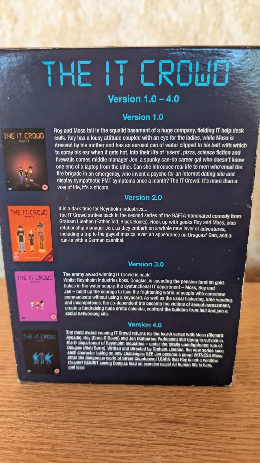 box set DVD The IT Crowd series 1 4 complete import UK VO ST English – photo 3